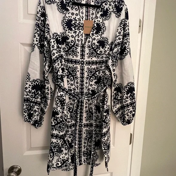 Boden | Dresses | Boden Black And White Patterned Dress | Poshmark